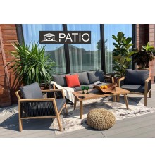 Комплект мебели из алюминия PATIO AL5S (светло-коричневый/серый)