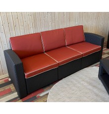 Комплект мебели из ротанга PATIO 3S-C (венге/оранжевый)